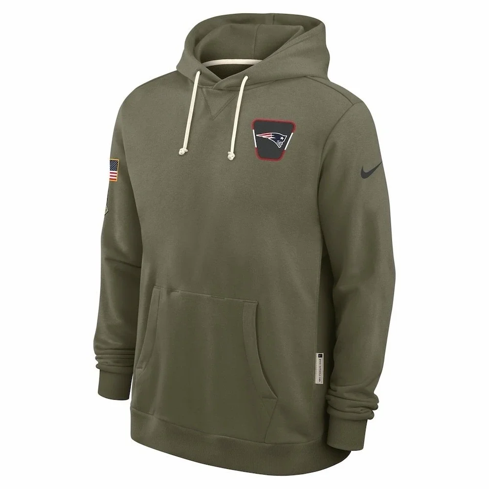 Authentic New England Patriots Large Nike Salute Service Standard Issue Hoodie